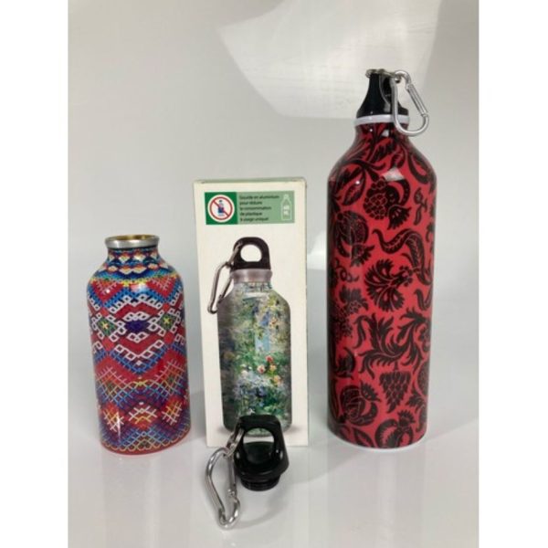 bouteilles de sport avec mousqueton personnalisees et publicitaires alu