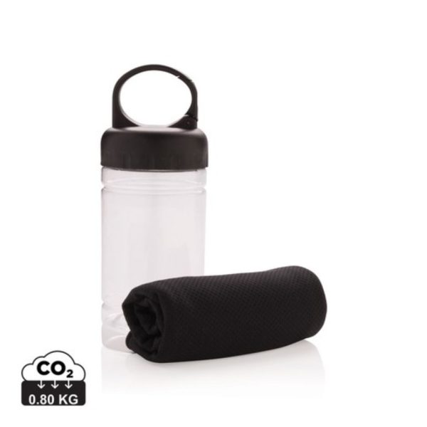 bouteilles de sport avec mousqueton personnalisees et publicitaires serviette